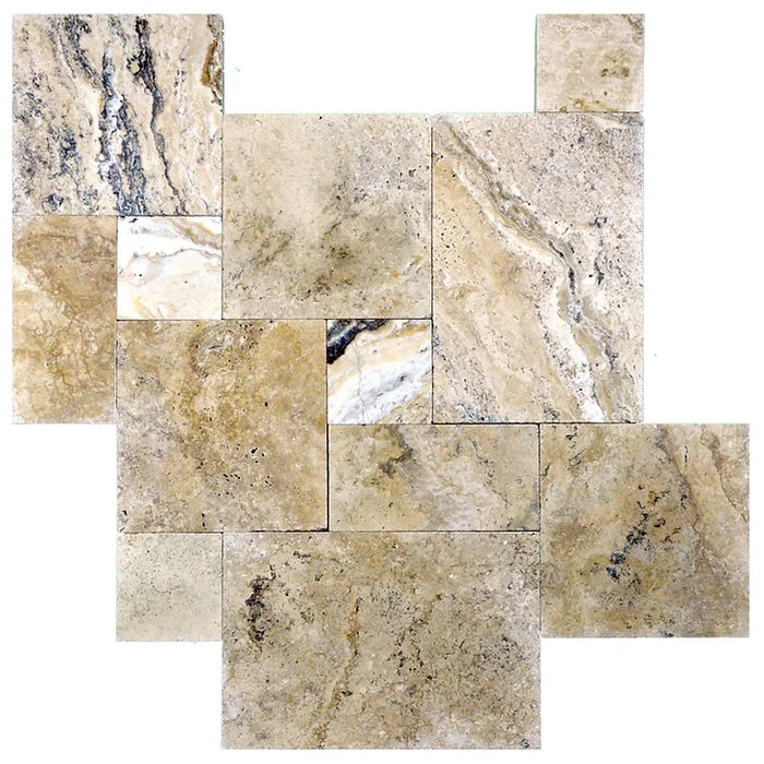 Philadelphia Tumbled Travertine Pavers