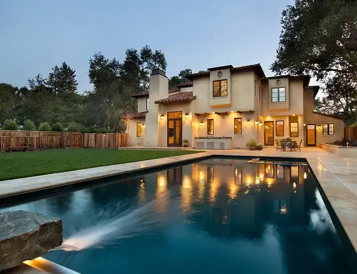 Walnut Tumbled Travertine Pavers