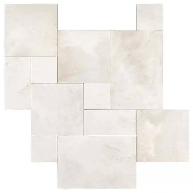 Royal Cream Leathered Marble Pavers