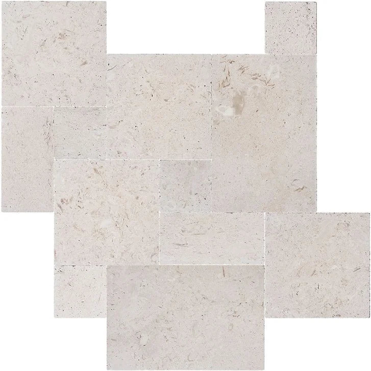 Seashell French Pattern Limestone Tiles