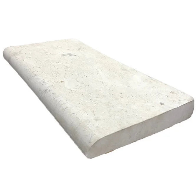 Seashell Bullnose Limestone Coping