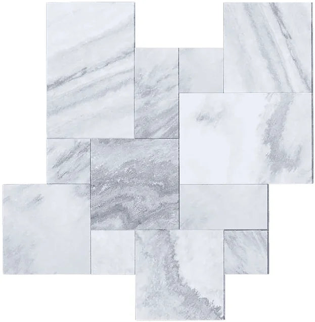 Sienna Leathered Marble Pavers
