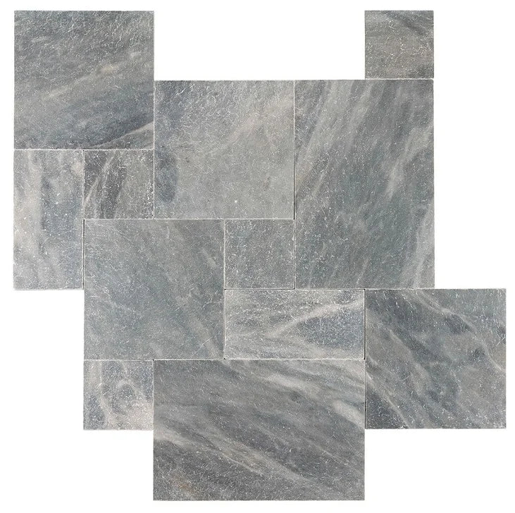 Tahoe Leathered Marble Pavers
