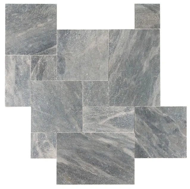 Tahoe Tumbled Marble Pavers