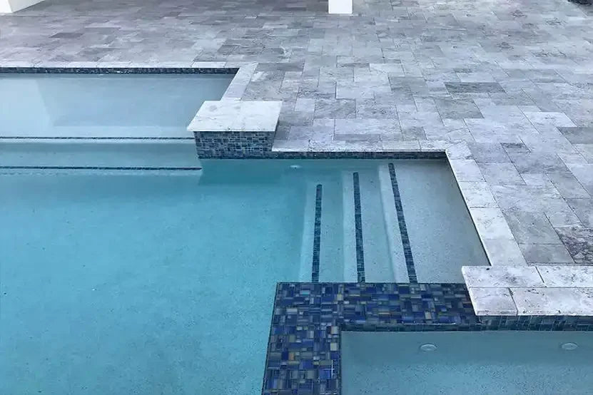 Tundra Gray Marble Pavers