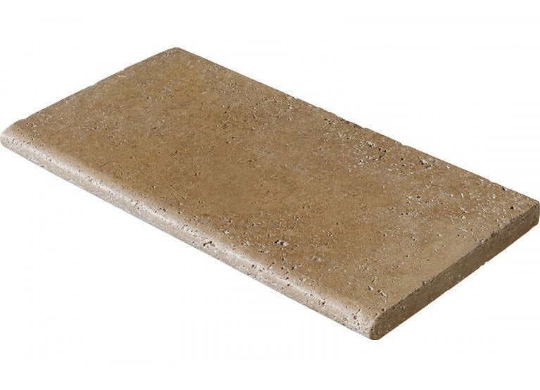 Noce Bullnose Travertine Coping